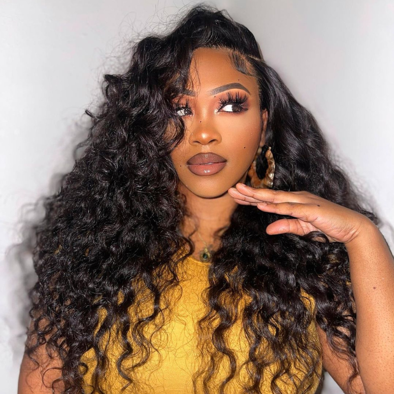 Wand Curls Loose Deep Wave Human Hair Wig - HD Lace Wigs