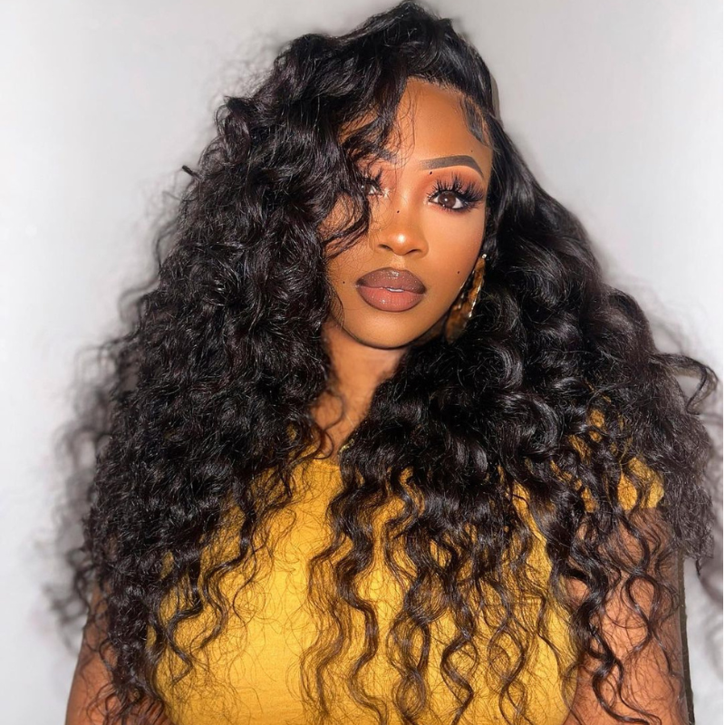 Wand Curls Loose Deep Wave Human Hair Wig - HD Lace Wigs