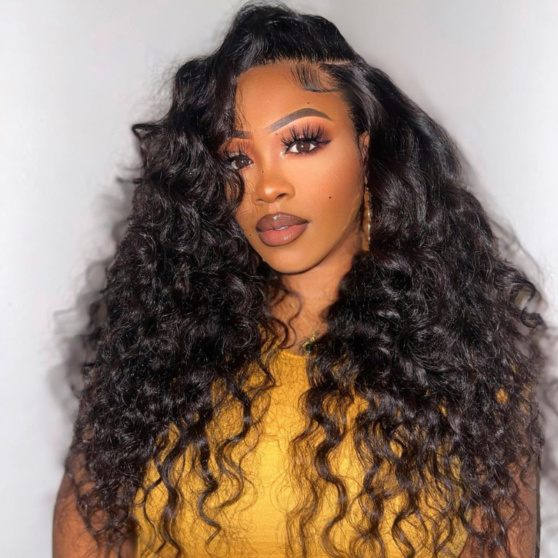 Wand Curls Loose Deep Wave Human Hair Wig - HD Lace Wigs