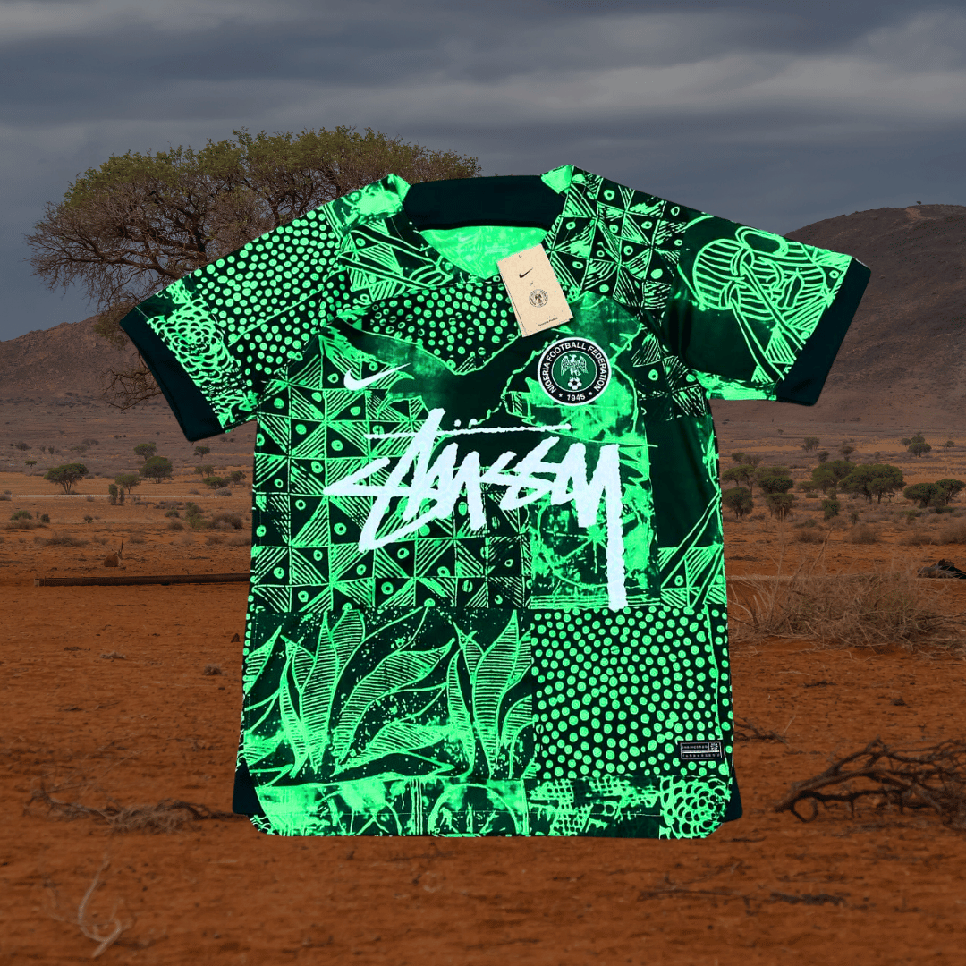 Nigeria stussy soccer jersey soccer jersey