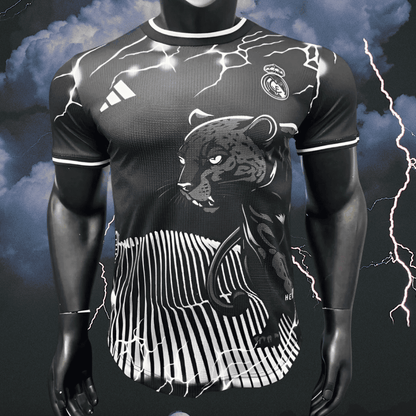 Real Madrid 24_25 Black Panther Marvel Special Edition football Shirt kit soccer jersey t-shirt