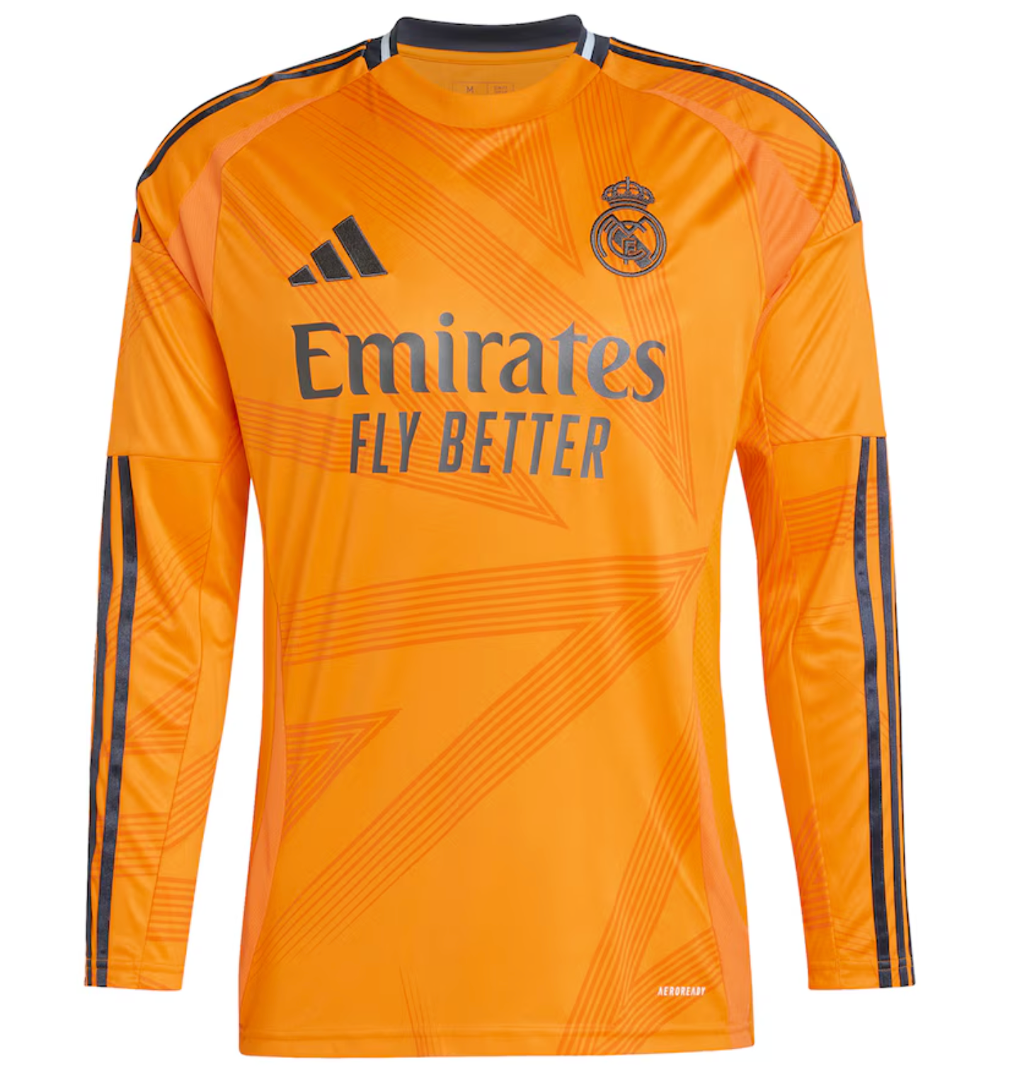 Real Madrid Jersey - 2024/25 Orange Long Sleeves