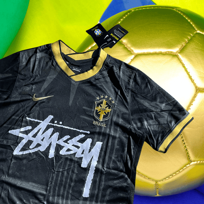 Stussy Brazil Jersey Black Edition