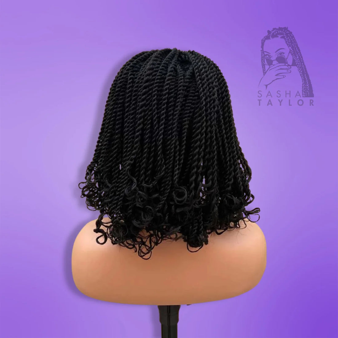 Synthetic Short Ombre Box Braided Wigs