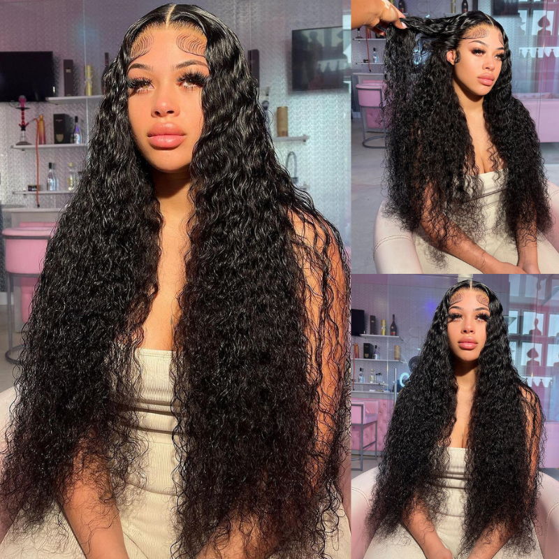 Water Wave Human Hair Wig - HD Lace Wigs