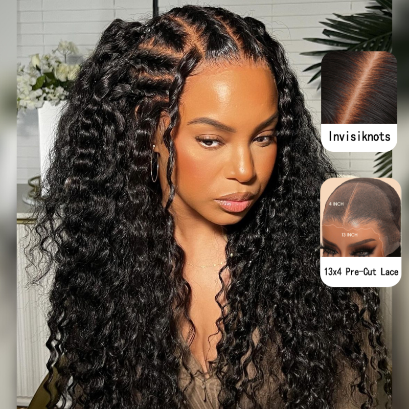 Water Wave Human Hair Wig - HD Lace Wig