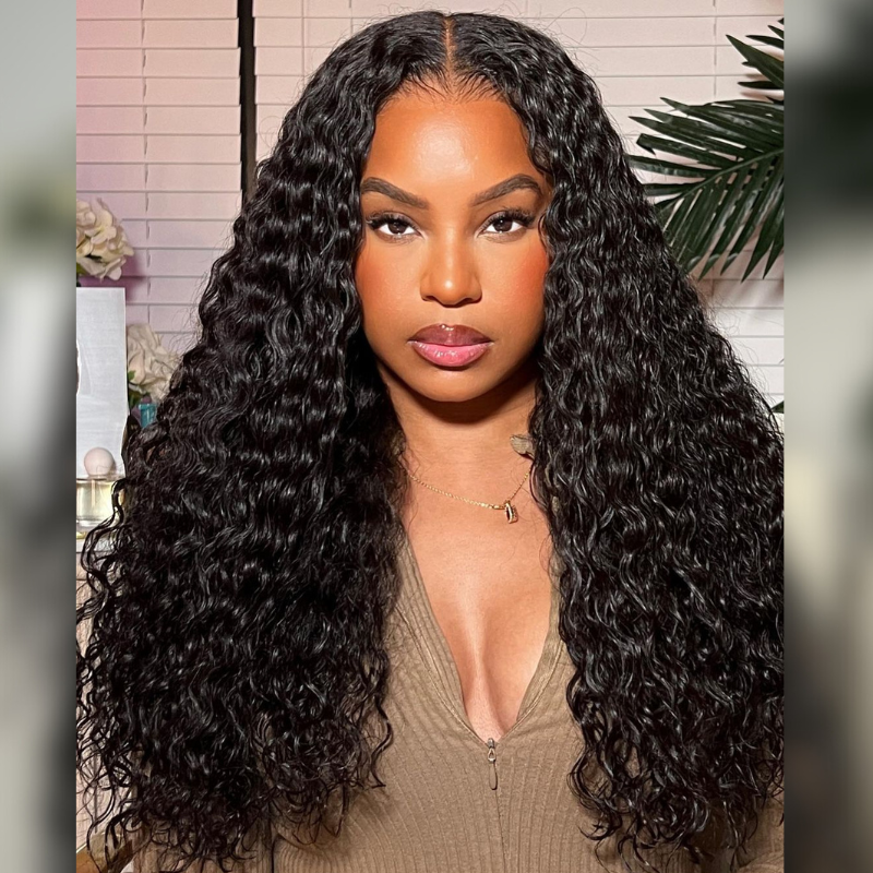 Water Wave Human Hair Wig - HD Lace Wig