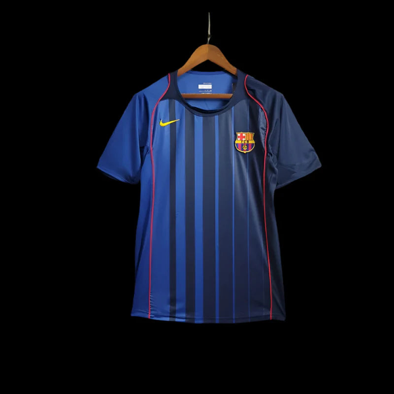 Fc Barcelona Retro Jersey - 2004/05 Away