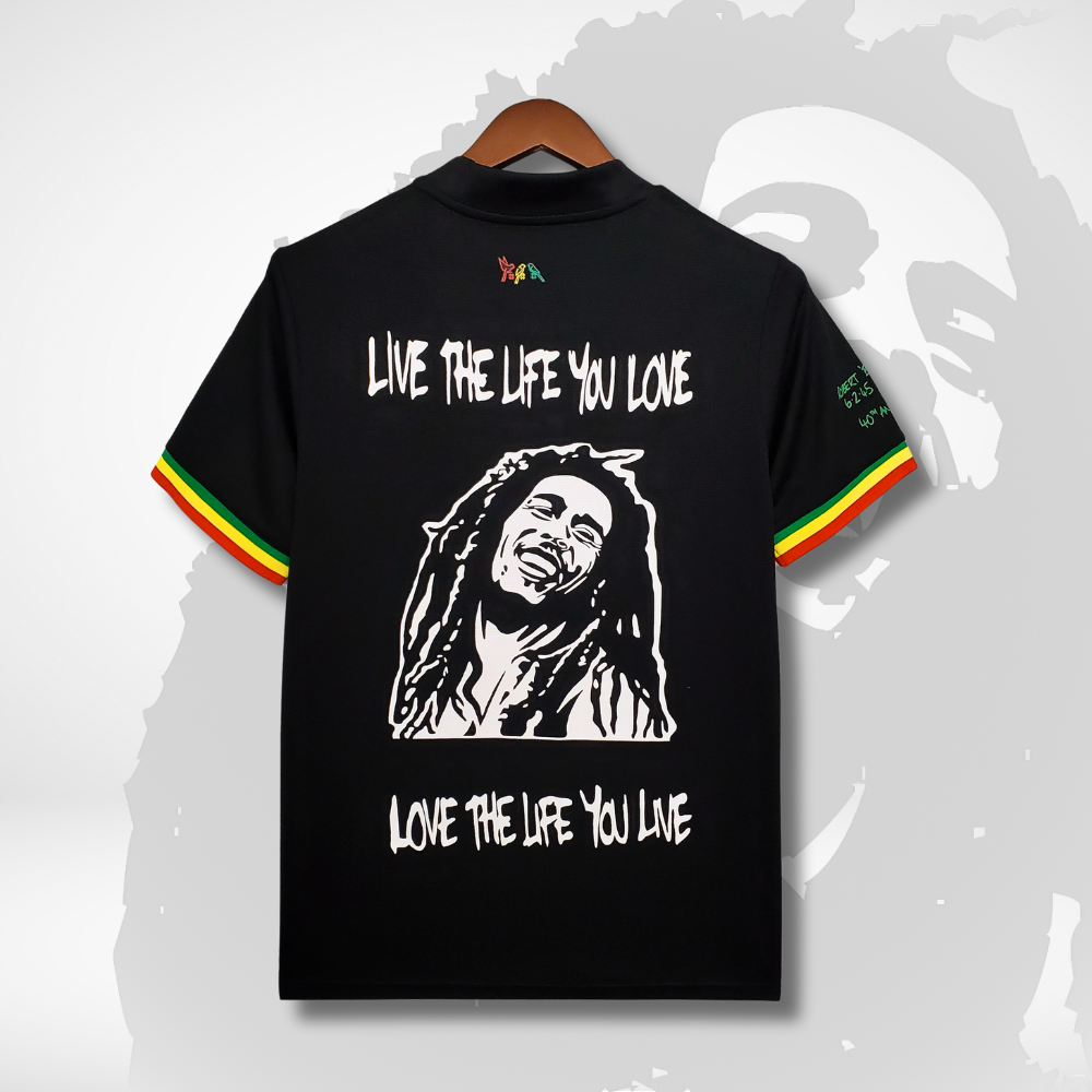 AJAX 2023/24 „BOB MARLEY“ LIMITIERTE AUFLAGE-TRIKOT (LÖWE)