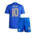 argentina home kids soccer jersey 2024 with messi 10 copy