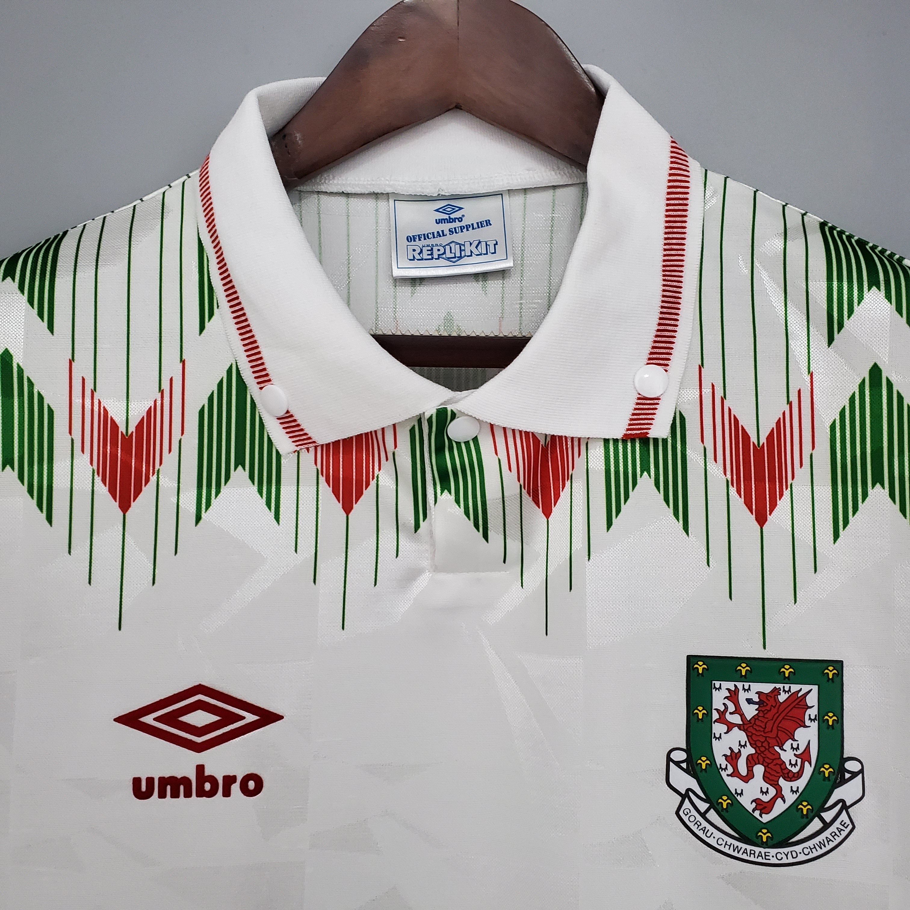 wales 90 92 retro away jersey