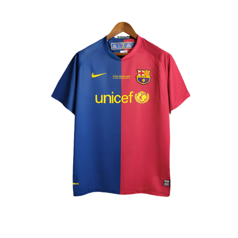 2008/2009 Barcelona Home Final Roma Retro Jersey