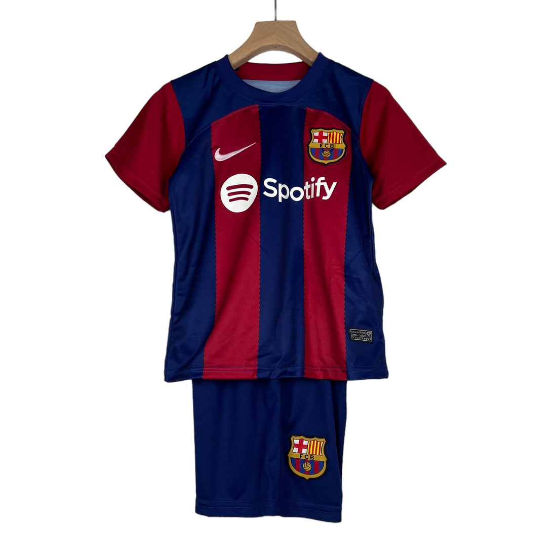 barcelona home kids soccer jersey 2023 24