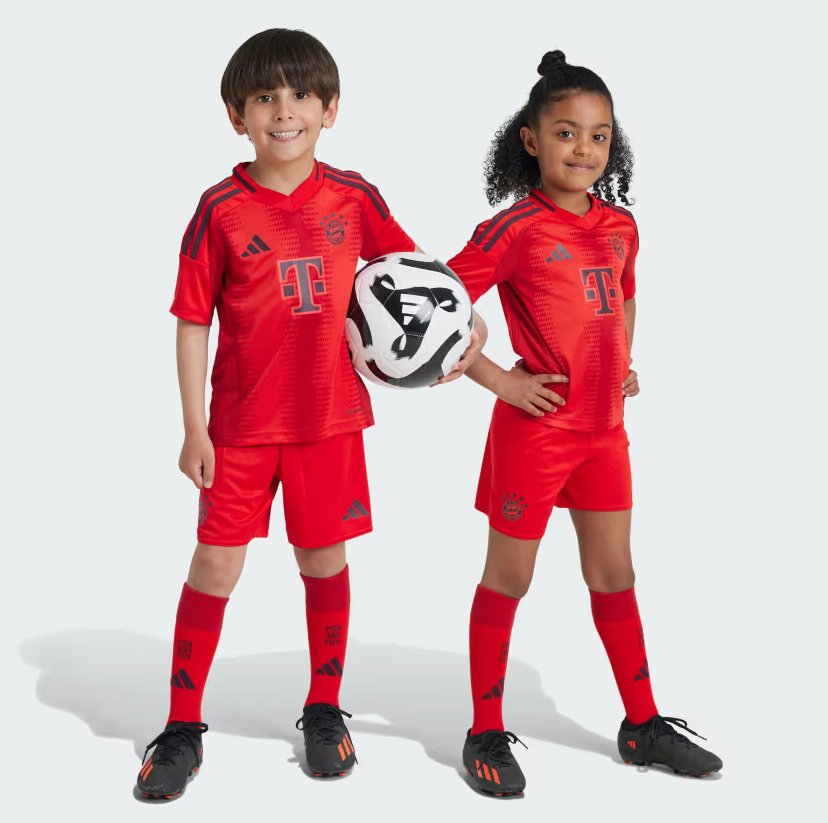 bayern munich home kids soccer jersey 2024 25