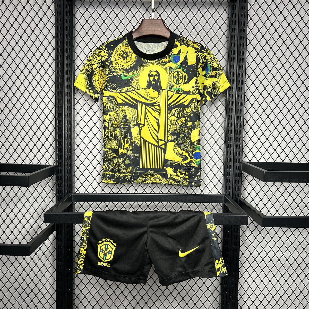 brazil jesus special kids size kit yellow edition