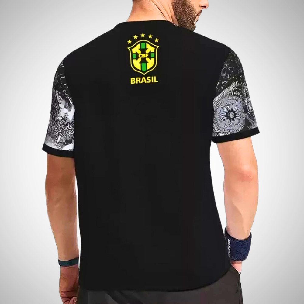 Camiseta de Jesucristo Redentor de Brasil | Edición especial negra 24/25