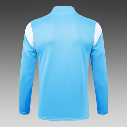 marseille 23 24 sky blue Football Tracksuit