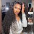 Pre-Bleached Curly Synthetic Wig - HD Lace Wigs