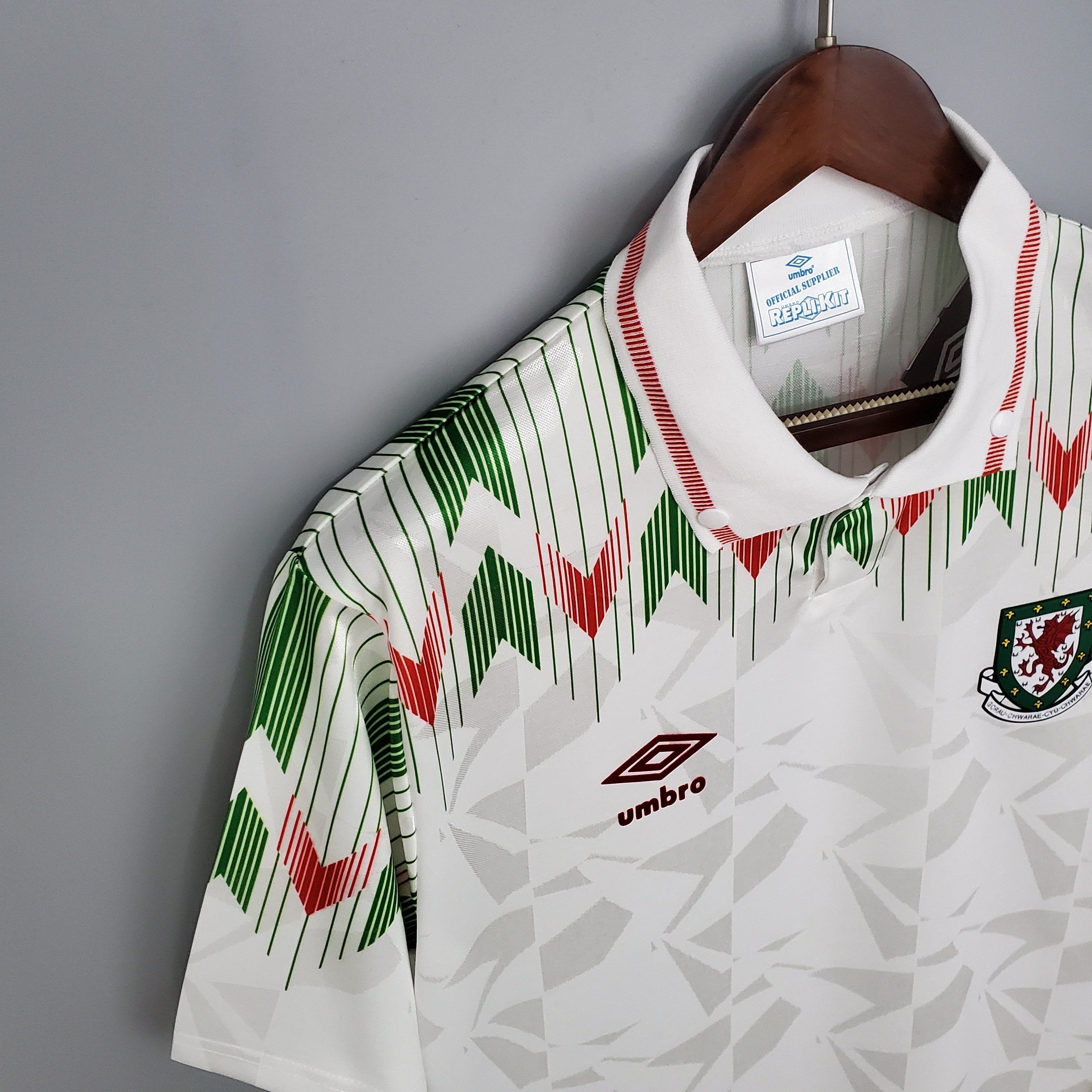 wales 90 92 retro away jersey