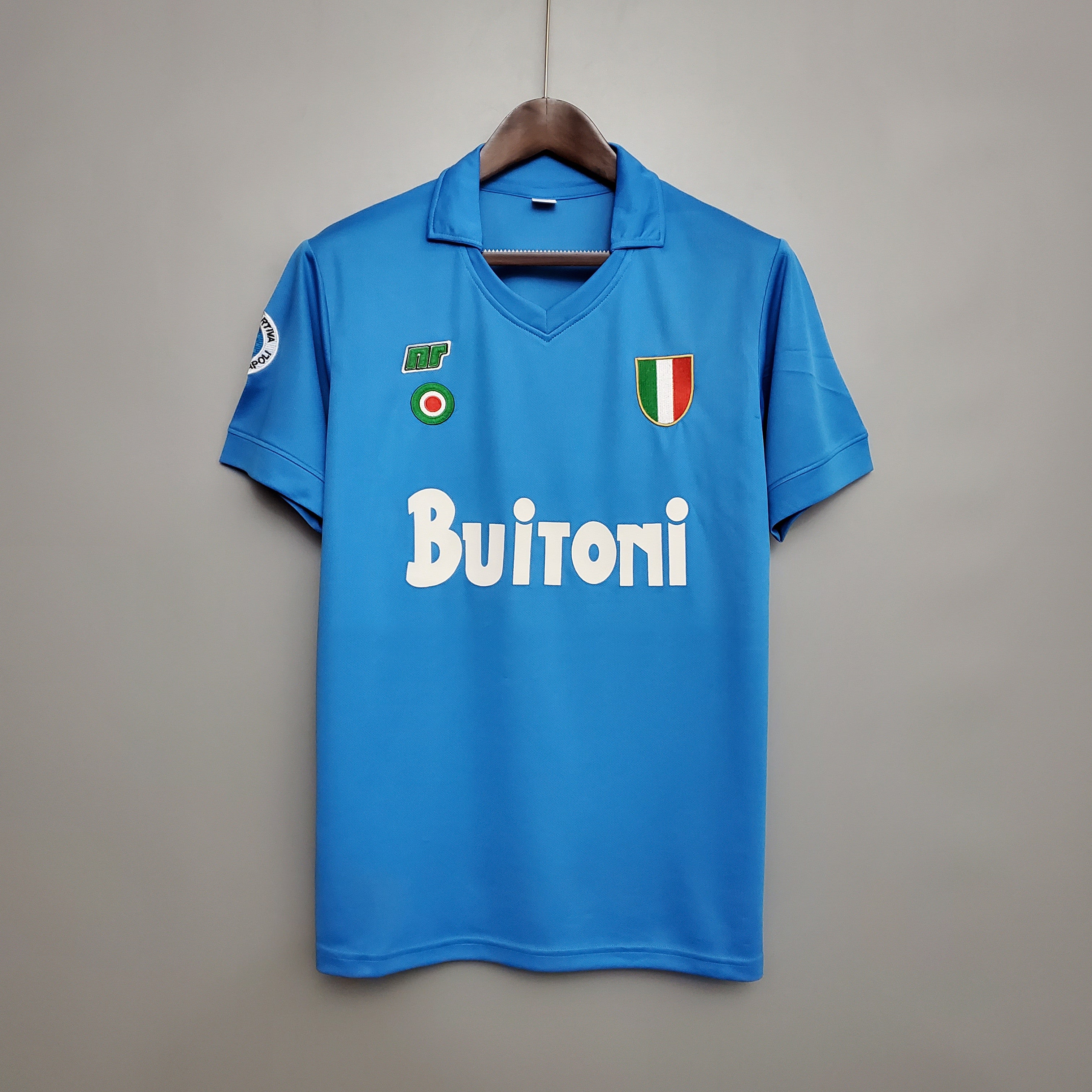 1987 1988 napoli home jersey