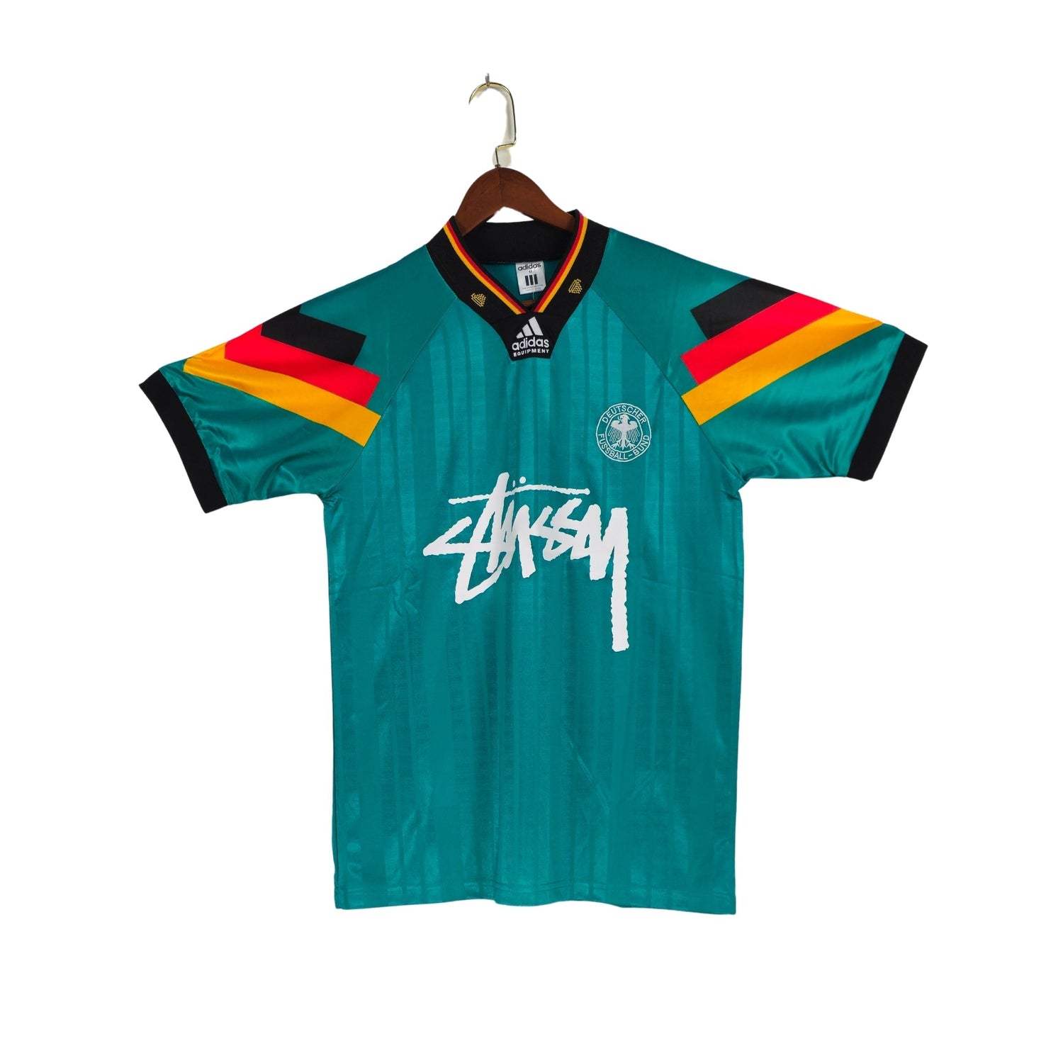 germany x stussy soccer jersey 1992 special edition