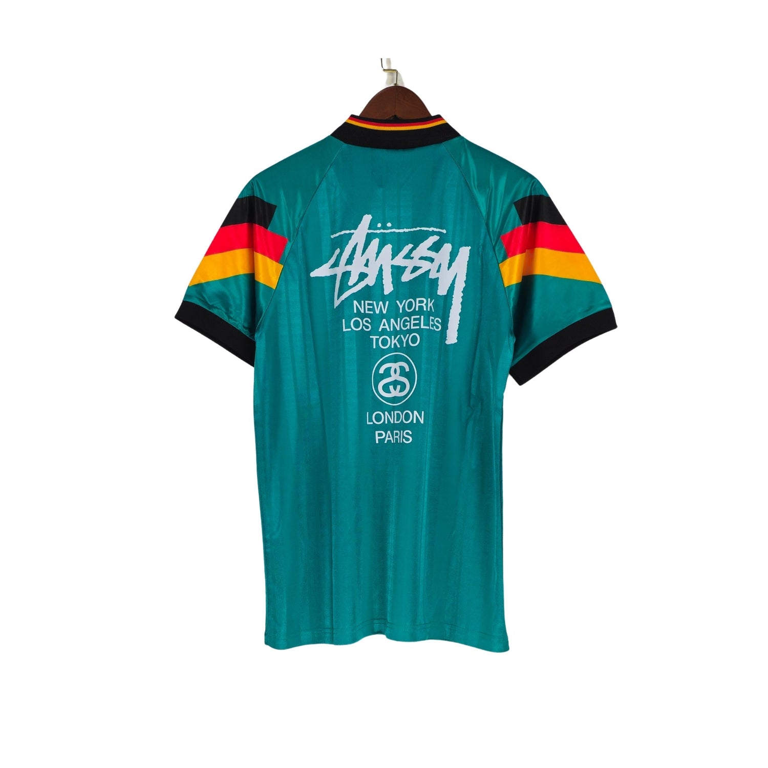 germany x stussy soccer jersey 1992 special edition