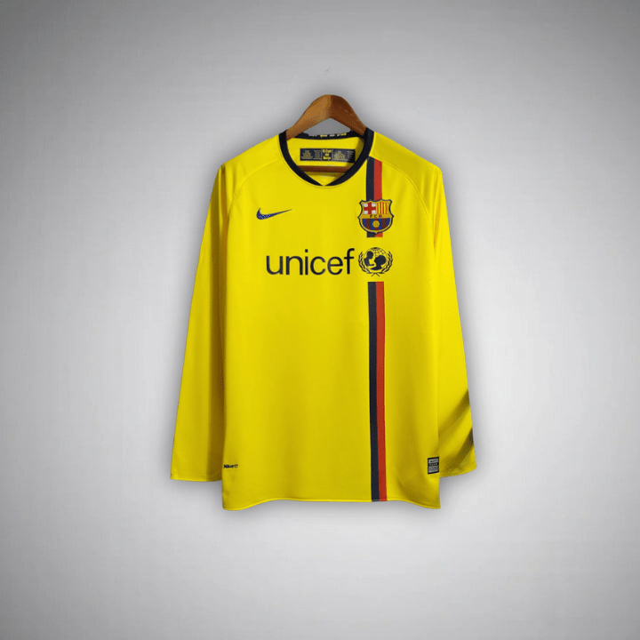 fc barcelona 2008 2009 long sleeve away Jersey