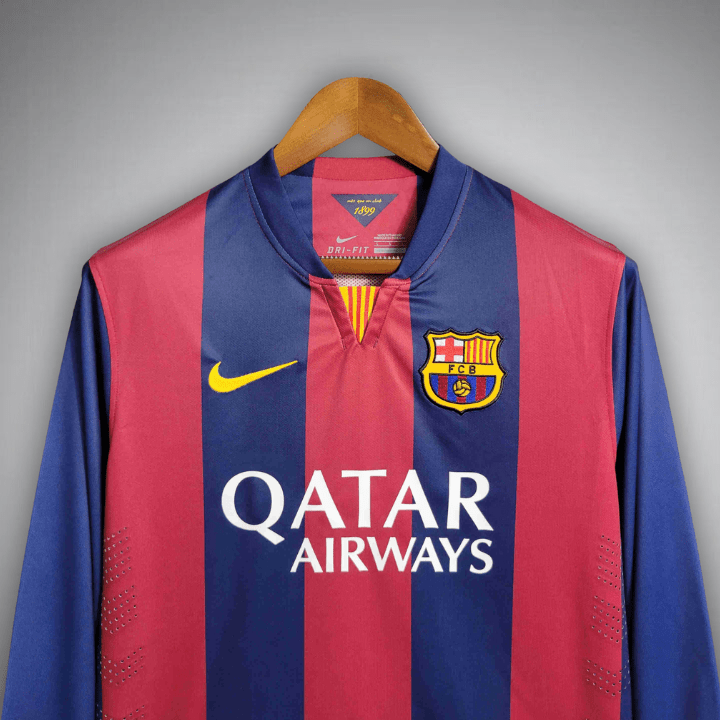 fc barcelona 2014 2015 long sleeve home Jersey