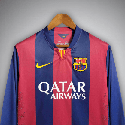 fc barcelona 2014 2015 long sleeve home Jersey