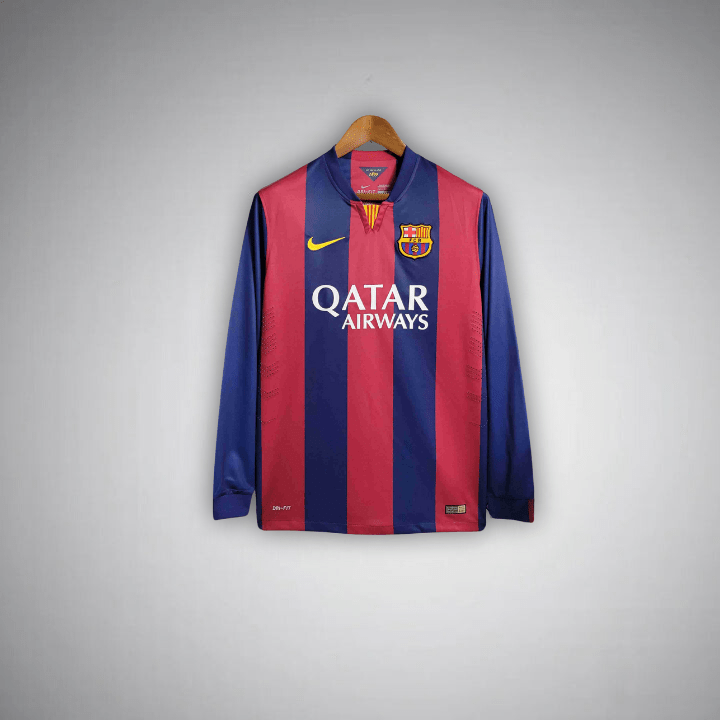 fc barcelona 2014 2015 long sleeve home Jersey