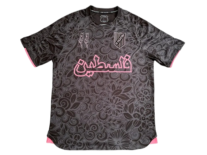 2024 fc palestina x farrah azam collab Jersey black Jersey fan version