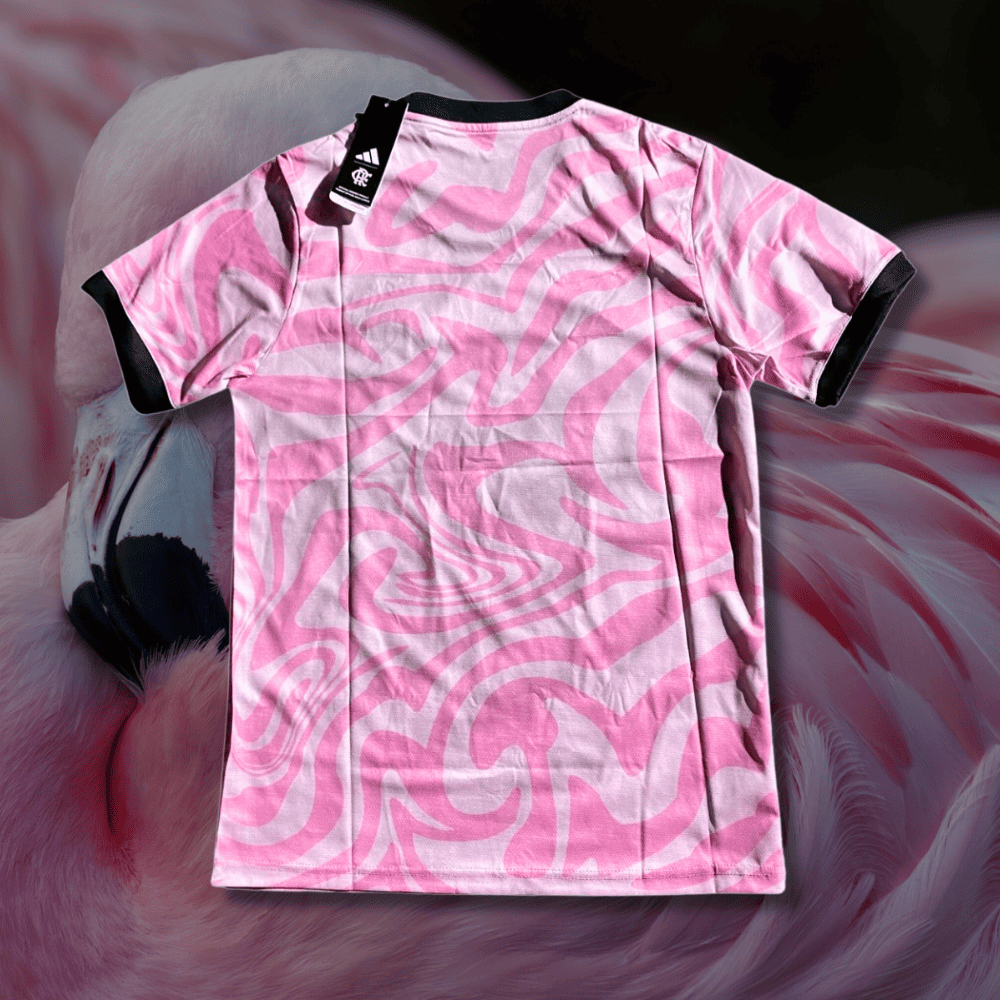 Camiseta Flamengo de Stussy | Camiseta edición especial rosa