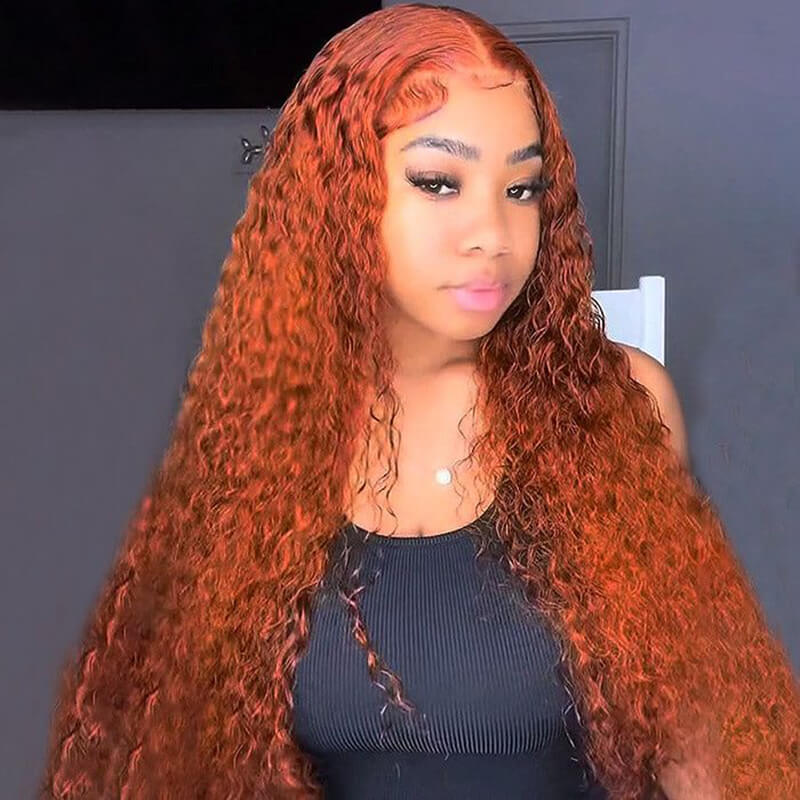 Ginger Deep Wave Human Hair Wig - HD Lace Wigs