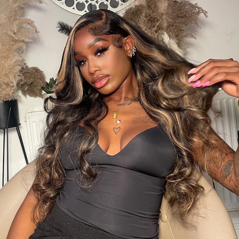 Brown Body Wave Lace Front Wig