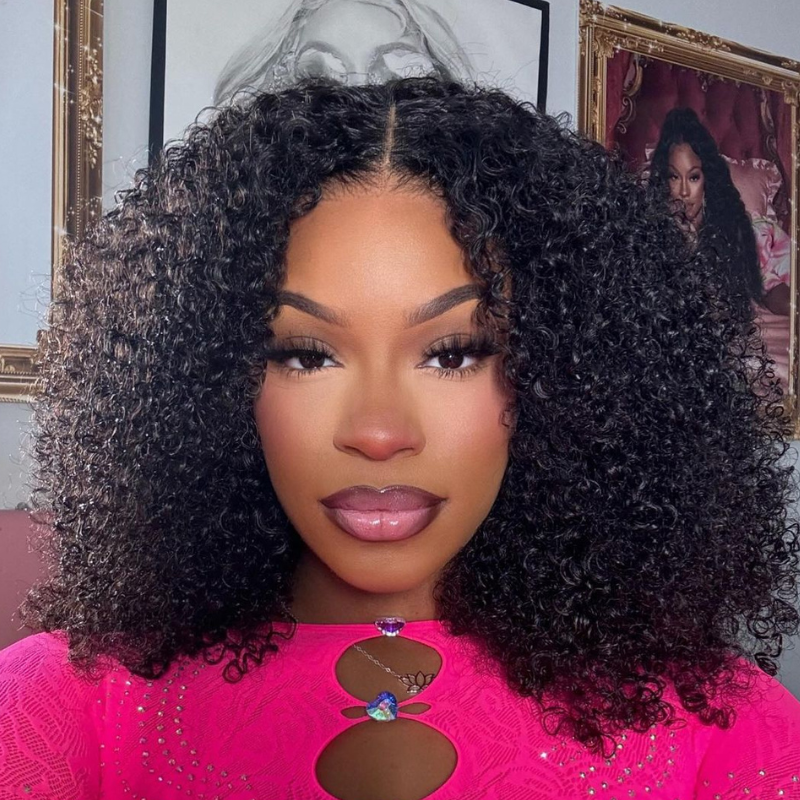 Jerry Curly Bob Virgin Human Hair Wigs - Lace Front Wigs