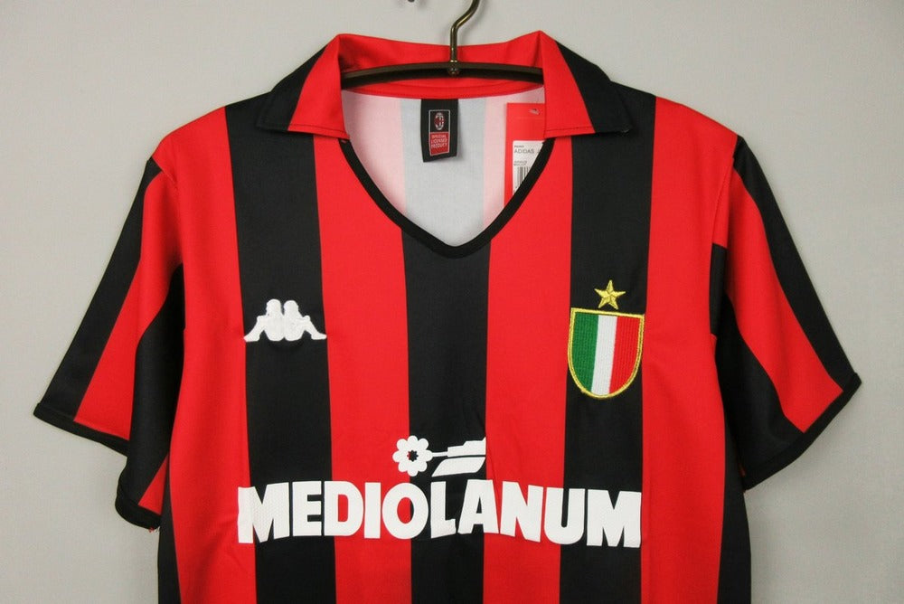 1988 1990 AC Mailand Retro-Heimtrikot