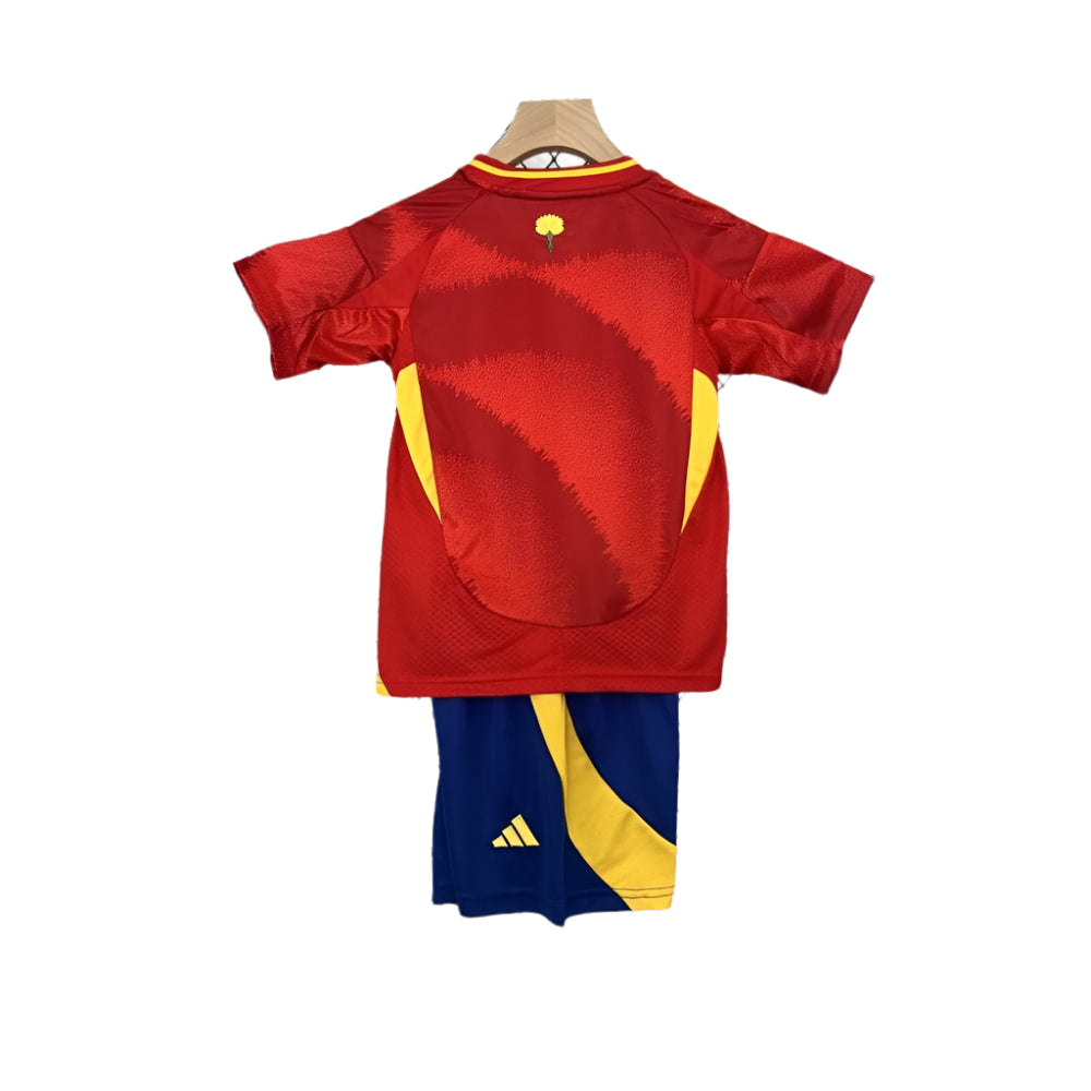 spain home kids soccer jersey 2024 2025