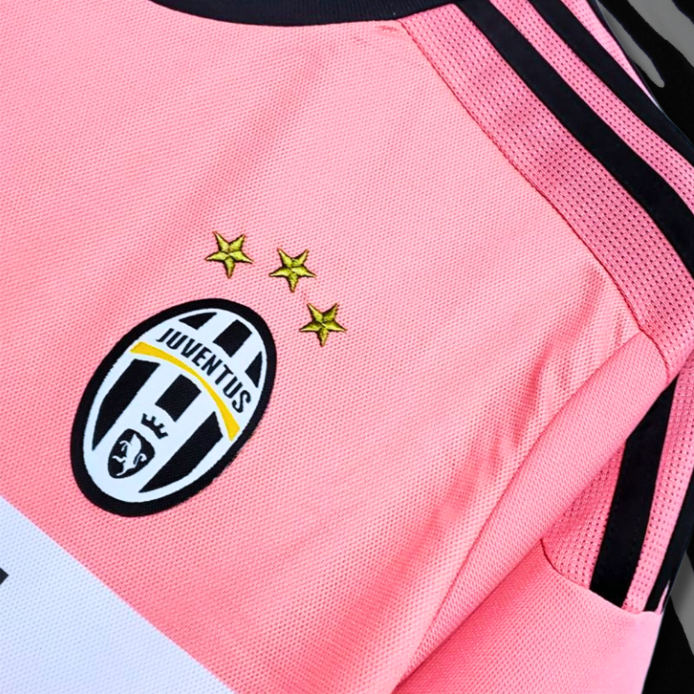 2015 2016 Juventus Away Retro Jersey Pink