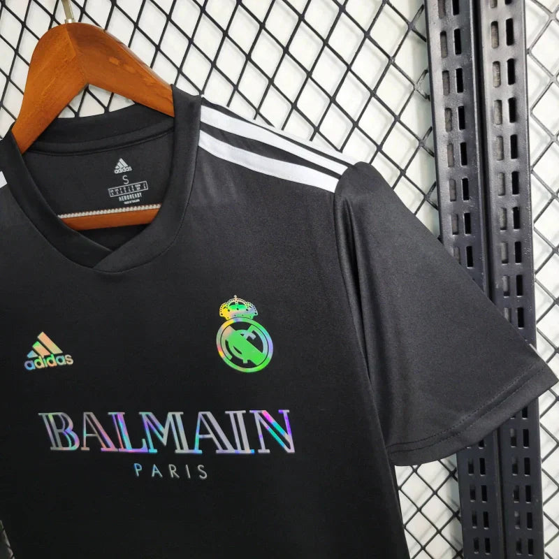 2023-24 - EQUIPACIÓN REAL MADRID NEGRA BALMAIN | EDICIÓN ESPECIAL