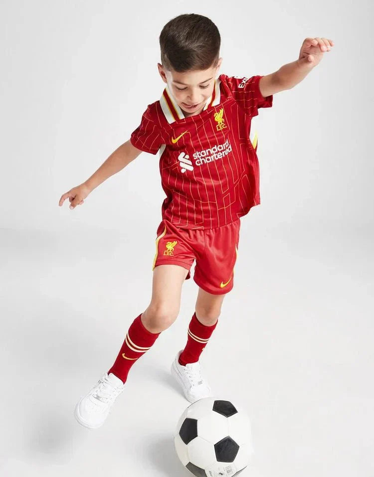 liverpool home kids soccer jersey 2024 25