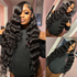 38" Wand Curl Loose Deep Wave Human Hair Wig - HD Lace Wigs