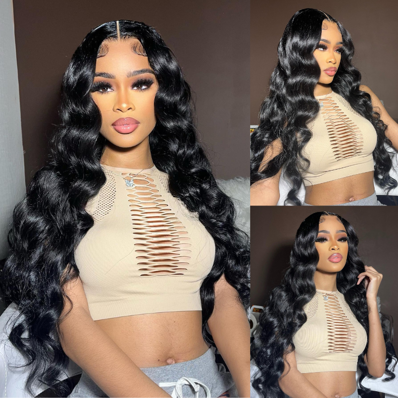 Water Wave Human Hair Wig - HD Lace Front Wigs