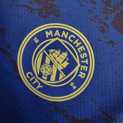 manchester city navy fusion premium Jersey