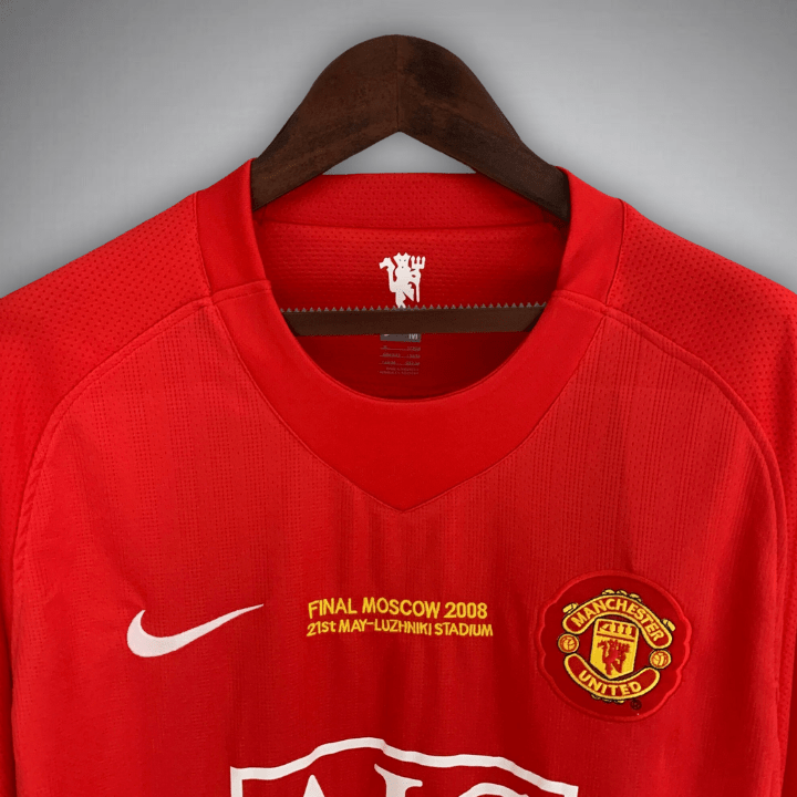 manchester united 2007 2008 home Jersey