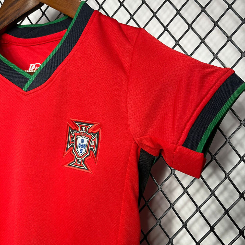 PORTUGAL EM 2024 HOME Kinder-Fußballtrikot