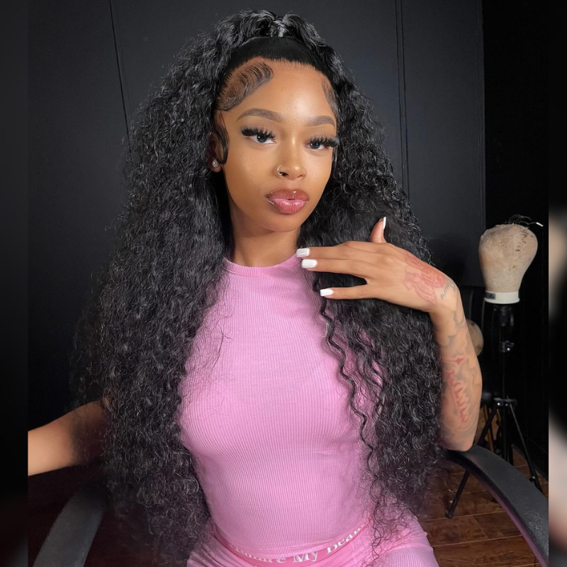 Curly Human Hair Wig - HD Lace Wigs