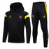 psg black and yellow premium Football Tracksuit