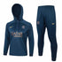 psg dark blue and gold premium Football Tracksuit