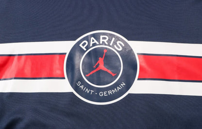 psg dark blue and red x white premium Football Tracksuit