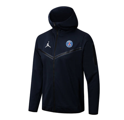 psg dark blue premium Football Tracksuit